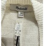 Madewell Loose-Knit Crewneck Sweater Women's XXS Natural Long Sleeve NWT READ Photo 3