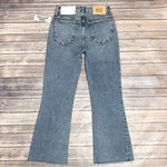 BDG  Urban Outfitters Medium Wash Kylie Kick Flare Cut Off Cropped Jeans 24 New Photo 4