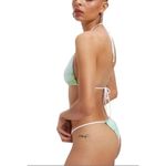 Good American New.  green marble bikini. Small. Retails $99 Photo 2