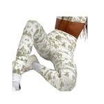 We Wore What vintage toile v shape high waisted leggings size M Photo 1