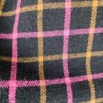 Madewell  Button Up Plaid Flannel Shirt Boxy Loose Fit Crop Top Blouse Size M Photo 2