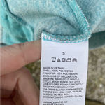 Nautica  Mint and Navy Fleece Lined Sweater Jacket Photo 4