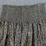 Koch Metallic Erica Skirt Shorts Women's X-Small Smocked Waist Black Gold Floral Photo 1