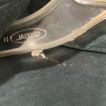 Eskandar Leather Shirt Jacket Shacket Green Blue Size 1 Women’s Large Photo 5