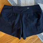 Athleta Black Laser Cut Running Shorts Photo 6