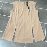 Chico's Chico’s BLACK LABEL HIGH SLIT TUNIC
TOP size 2/12/Large
ALMOND BEIGE Photo 1