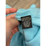 Vintage Y2K blue knit tie front long sleeve crop sweater top Photo 4