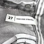 PacSun  Gray Double Stripe High Waisted Straight Leg Jeans 27 Photo 7