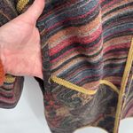 Rara Avis‎ by Iris Apfel Patchwork Coat Womens Large Boho Tapestry Vintage Brown Photo 2