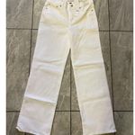 J.Crew Jeans Womens 25 White 96 Low Rise Slim Wide Leg Denim Reimagined Pants Photo 0