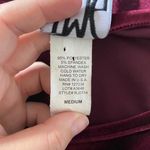 Vintage Witchy Whimsygoth Dark Red Burgundy Velvet Midi Mini Dress M Size M Photo 6