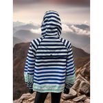 Hunter for Target‎ Striped Hooded Windbreaker Jacket Small 100% Polyester Photo 2