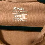 OGL Brown Collared Polo Shirt Long Sleeves Heat Tech Size XS Photo 2