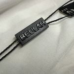 Beulah | NWT | L | Faux Red Leather Zipper Pleats High Waist A-Line Midi Skirt Photo 8