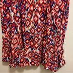 Allison Brittney Womens Maxi Skirt L Boho Southwest Print Blue Orange Brown Photo 2