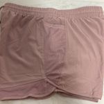 O to S rose womens plus size running shorts Pink Photo 3