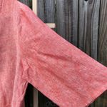 Bryn Walker  linen Red top M Photo 3