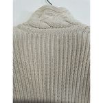 LRL Lauren Ralph Lauren Women's Cable Knit V Neck Sweater Beige Sz S Photo 3