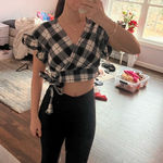 Urban Romantics  Crop Top Plaid Photo 0