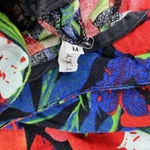 Vintage Y2K T.X.Y.Z Red Green Tropical Plants Floral High Rise Capri Pants Multiple Size XS Photo 8