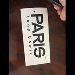 Tony Bowls Paris  Black & White Beaded Evening Gown Size 10 Photo 5