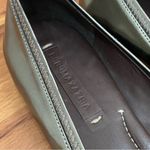 BCBGMAXAZRIA Metallic Bronze Leather Flower Embellished Pointy Flats Size 8.5 Photo 7