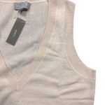 J.Crew NWT Women's XXS Buttercream Yellow Cashmere Sweater Vest Preppy Cozy Photo 2