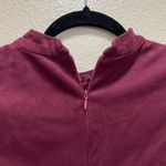 Ecote Cotton Candy LA Red Velour Cropped Tank Top Size Small Photo 5