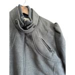 Decree Women's Gray Puffer Collar Bomber Jacket Size L/G Photo 3