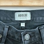 AGOLDE Carrie Skinny Bermuda Denim Shorts in Stunner Wash Black Women's 24 Photo 6