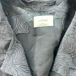 Wilfred Aritzia  Black Tonal Floral Button Down Shirt Women's Size XS Photo 1