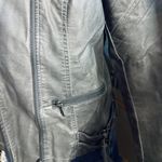 Maurice's Maurice’s Gray Faux Leather Moto Jacket Photo 5