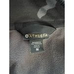 Athleta  Women's M Black Camo Full Zip Hoodie Long Sleeve Activewear Photo 2