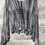 Free People Ashbury Tie Dye Bell Sleeves Shirt Top Small Photo 2