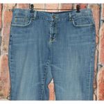 Seven7  Womens Size 20 Jeans Straight Light Blue Premium Denim Jeans Bling Pocket Photo 1