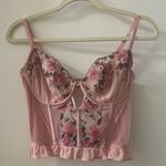 For Love & Lemons Blushing Rose Bustier Top Photo 1