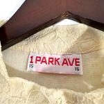 Vintage 1 Park Ave Cream Lace Coquette Union Made Button Down Shirt Size XL Photo 10