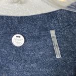 margaret o'leary Margaret O’Leary Dark Navy Grey Button Cardigan Sweater Photo 2