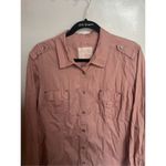 Sonoma  Button Up Top Woman’s Size XL 100% Cotton Photo 3