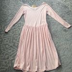 Krass&co Ricki &  Vintage Long Sleeve Dress Peach Large Photo 3