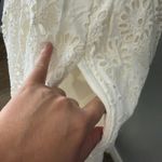 Anthropologie NWT x PAYAL JAIN Diana Eyelet Maxi Skirt White Boho Medium Photo 4