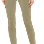 BLANK NYC  The Reade Crop Olive Green Zipper Pants Women’s 27 Photo 0