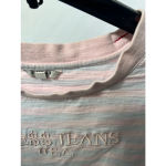 Guess x A$AP Rocky Striped Pastel Crop Top - Pink/Blue - Size M Photo 3
