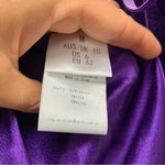 Bronx and Banco Maraya Purple Shimmer Velvet Corset Mini Dress Strapless M S Photo 11