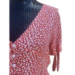 Dress Forum Los Angeles Printed Flutter Blouse Small Photo 2