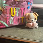Too Faced Tutti Frutti Large Cosmetic Tote Bag & Too Faced Puppy Plush Pink Photo 1