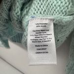 Talbots Sweater Roll Neck Collar Chunky Knit Fisherman Cable Irish Green SP Photo 3