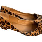 J.Crew  cat hair animal print women’s small heel shoes, ballet 6 1/2 Photo 2