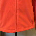 L.L.Bean  Full Zip Outdoors Burnt Orange Fleece Polartec Jacket Size Medium Photo 2