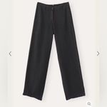 Poetry Wide-Leg Trouser heavy linen black size 8 Photo 1